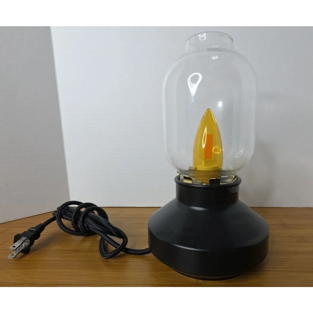 IKEA TARNABY Table Lamp with Dimmer‎ Knob Anthracite Black TÄRNABY
